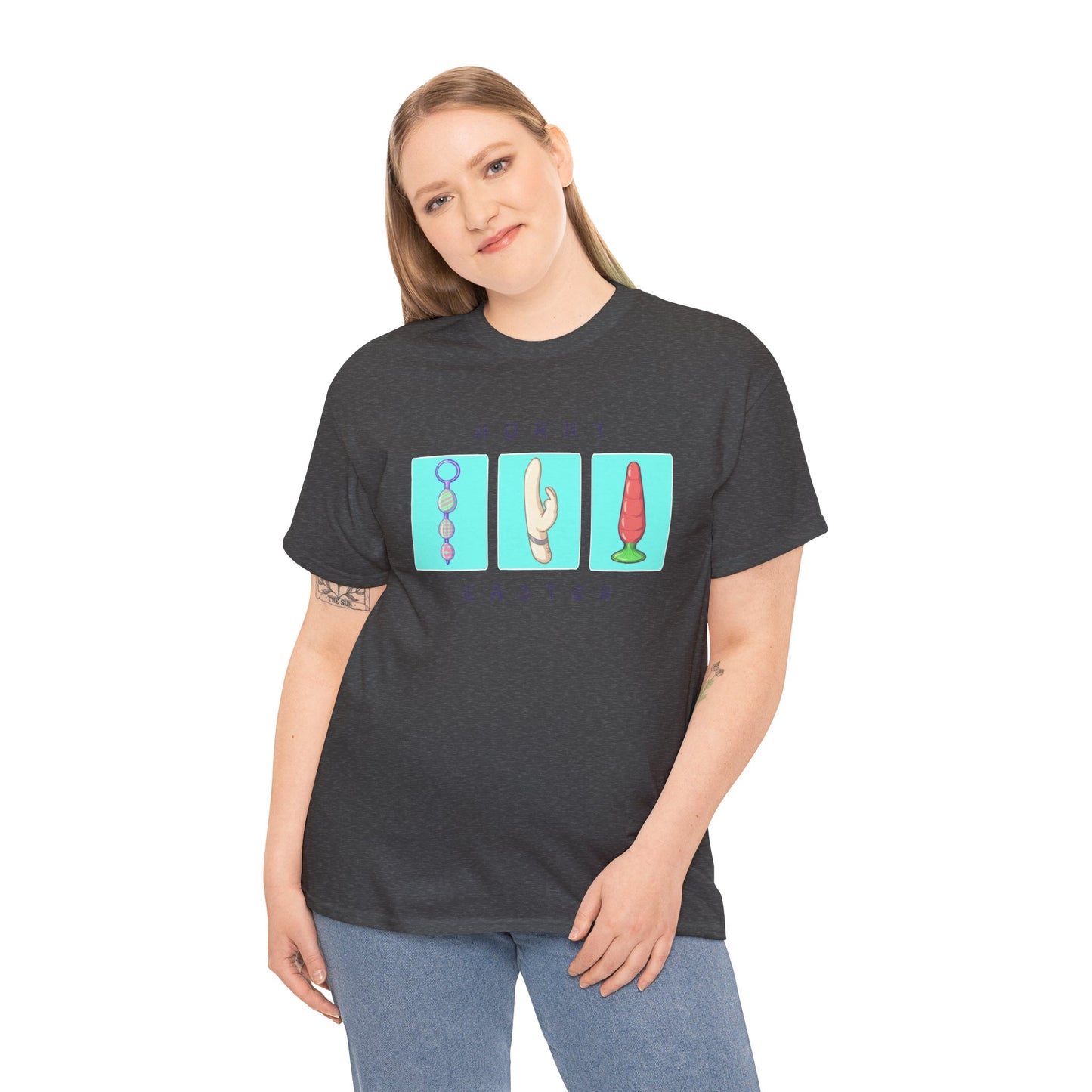 Horny Easter Unisex Heavy Cotton Tee