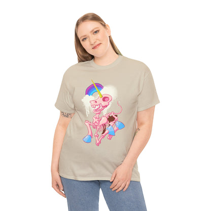 Unicorn Skeleton 2 Unisex Heavy Cotton Tee