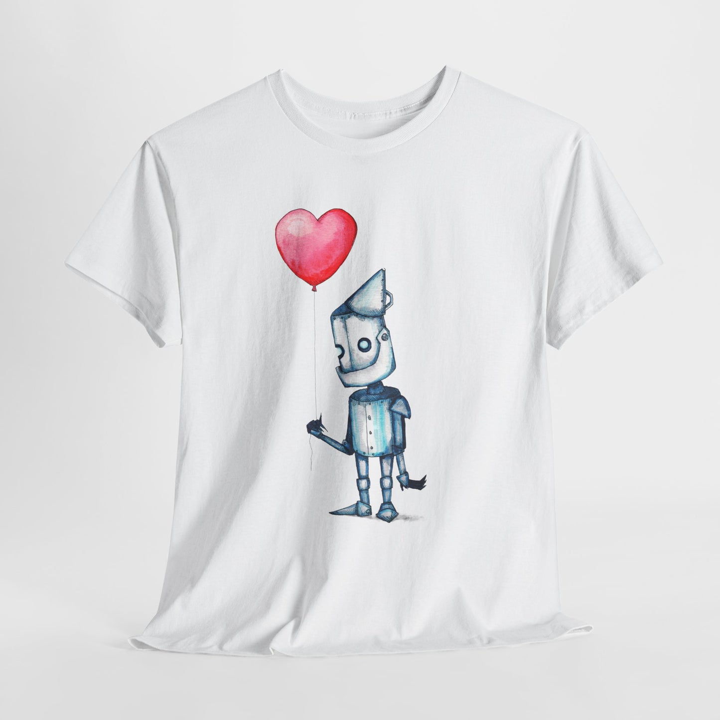 Tinman Gets A Heart Unisex Heavy Cotton Tee