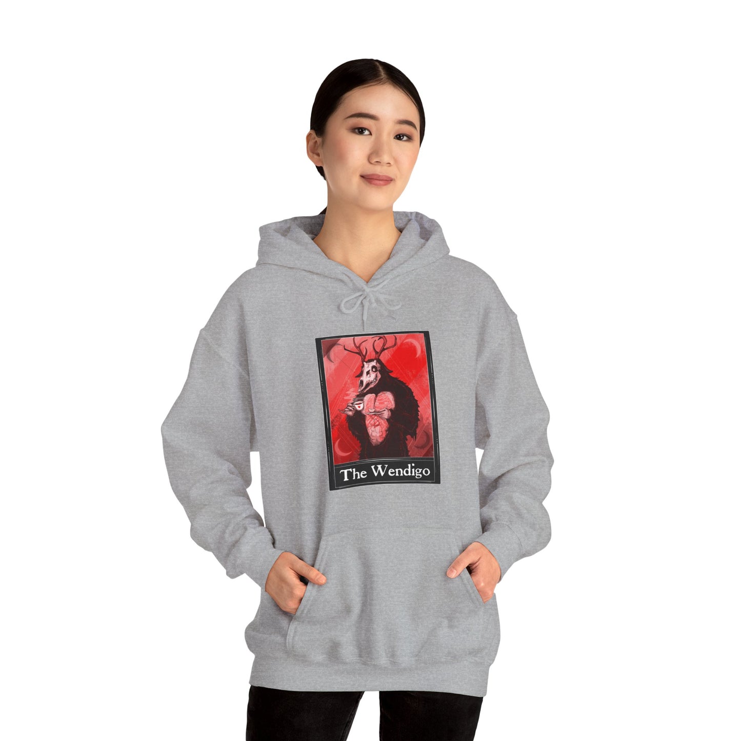 Wendigo Tarot Unisex Heavy Blend Hooded Sweatshirt