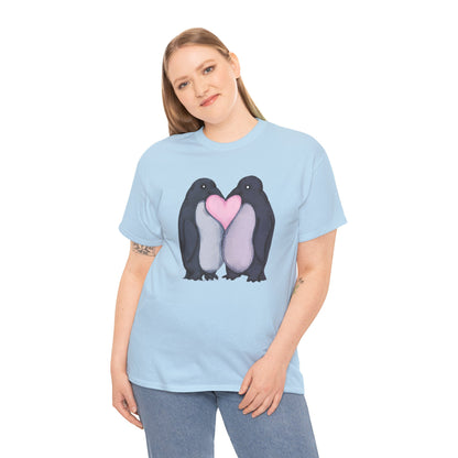 Penguin Kiss Unisex Heavy Cotton Tee