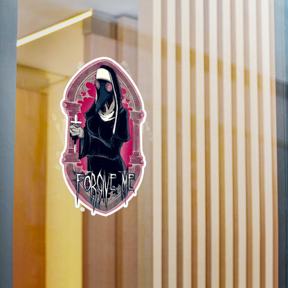 Forgive Me Kiss-Cut Vinyl Decal