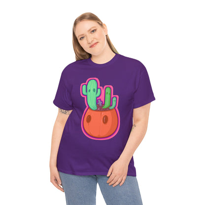 Spooky Succulent Unisex Heavy Cotton Tee