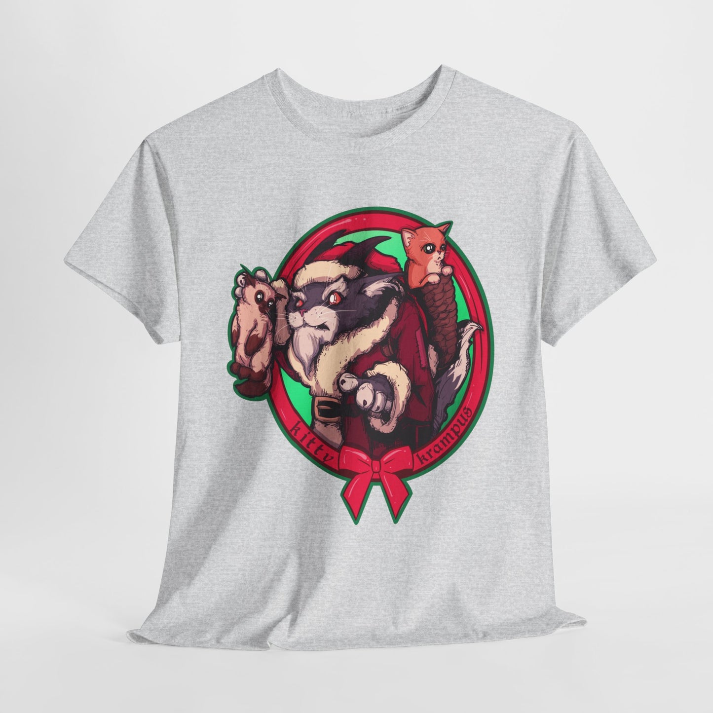 Kitty Krampus Unisex Heavy Cotton Tee