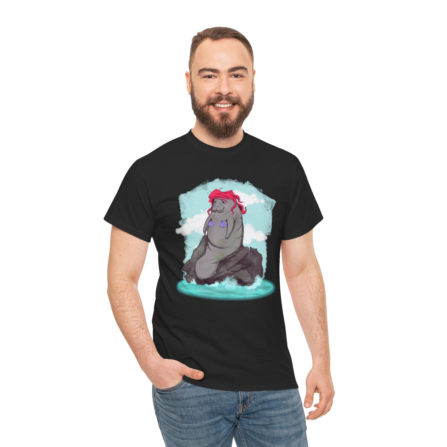 The Big Manatee Unisex Heavy Cotton Tee