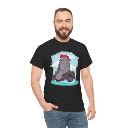 The Big Manatee Unisex Heavy Cotton Tee