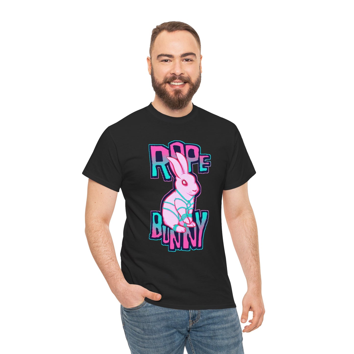 Rope Bunny Unisex Heavy Cotton Tee