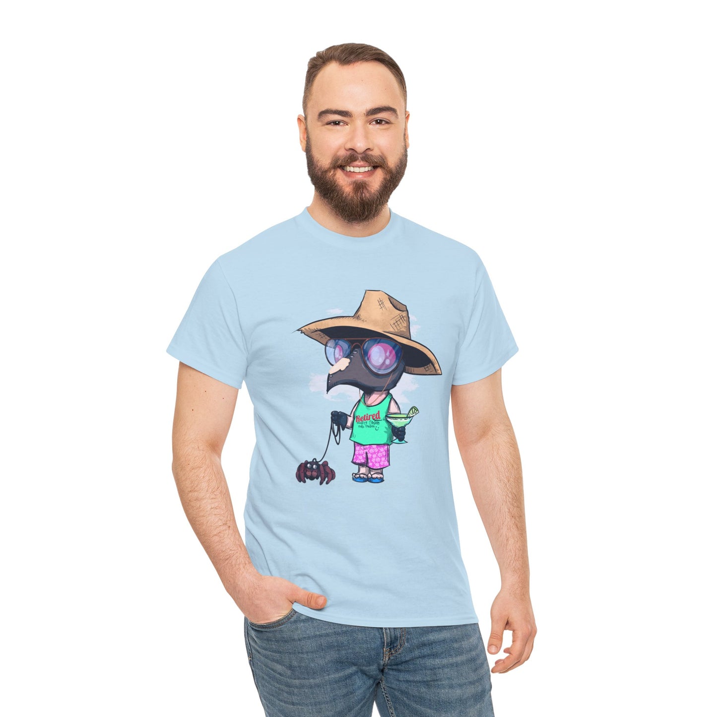 Plague Vacation Unisex Heavy Cotton Tee