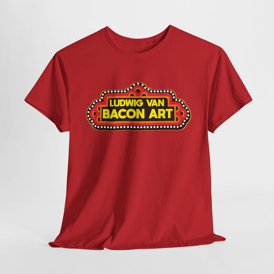 LVB's Pizza Emporium (Front & Back Print) Unisex Heavy Cotton Tee