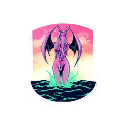 Lady Cthulhu Kiss-Cut Vinyl Decal