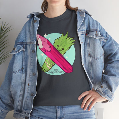 No Negativity Unisex Heavy Cotton Tee