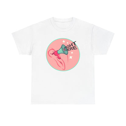 Right Here Unisex Heavy Cotton Tee