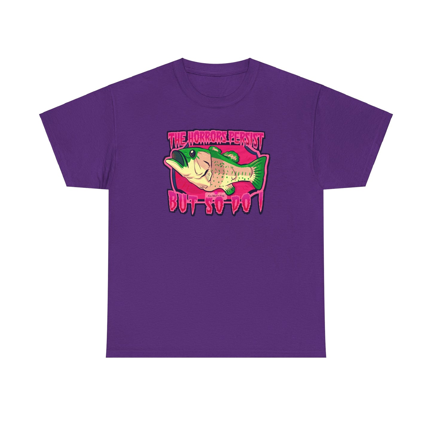 The Horrors Persist Fish Unisex Heavy Cotton Tee