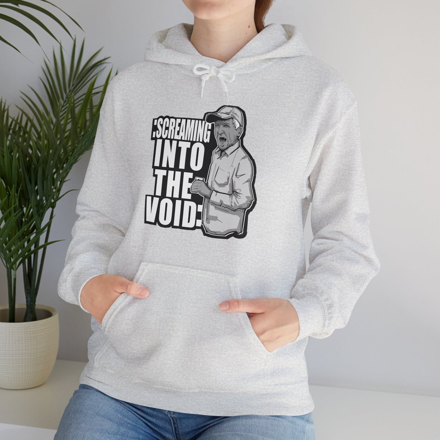 Screaming Into The Void Unisex Heavy Blend Hooded Sweatshirt