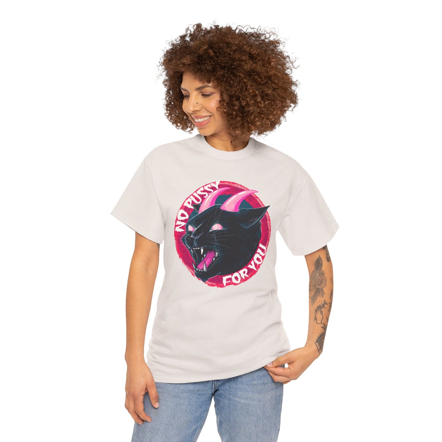 No Pussy For You Unisex Heavy Cotton Tee