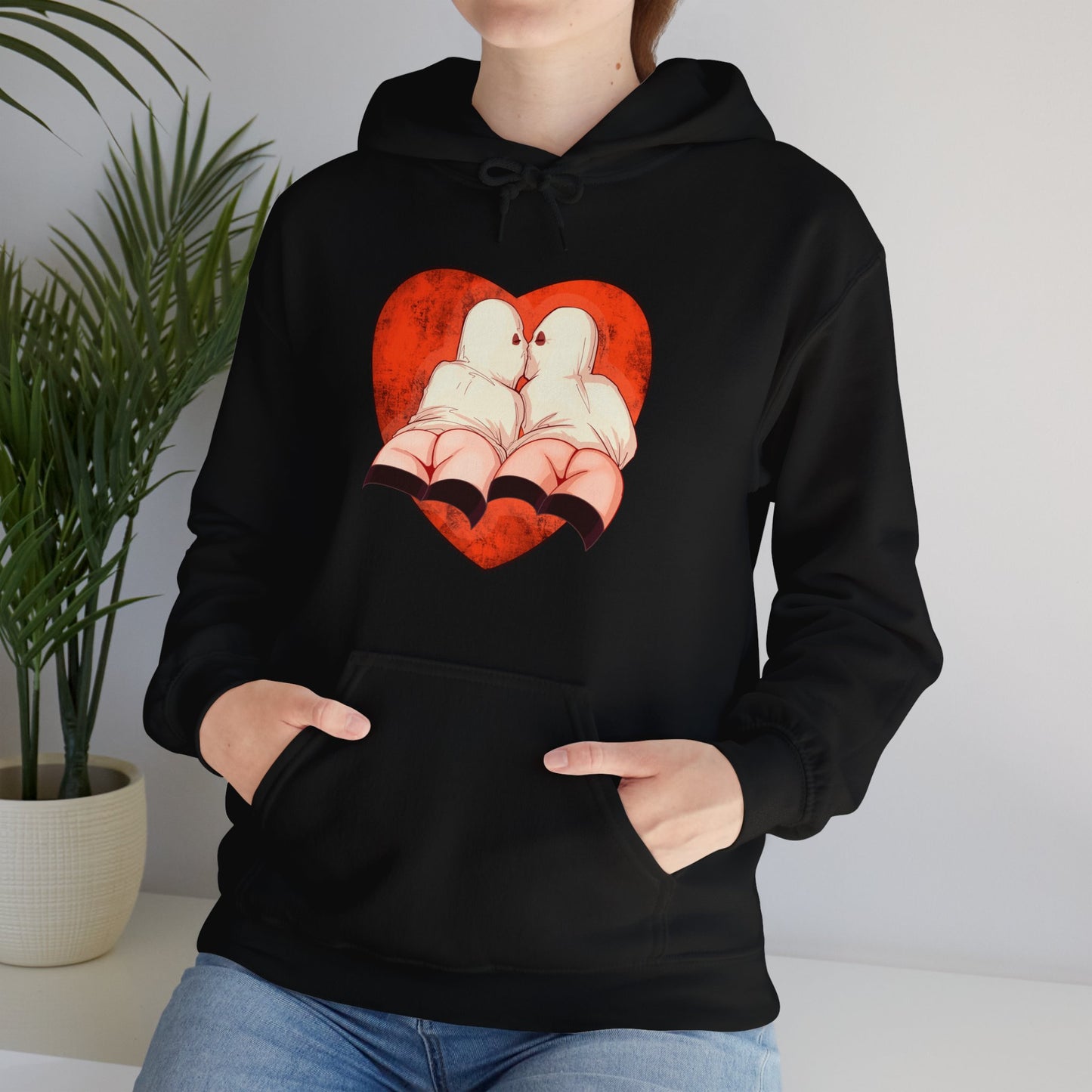 Ghost Love Unisex Heavy Blend Hooded Sweatshirt