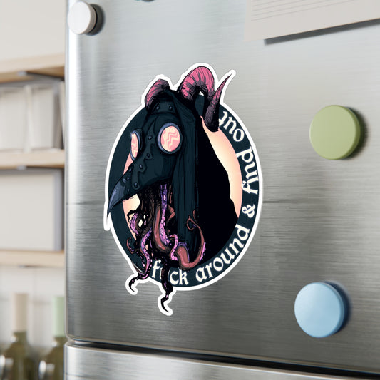 Find Out Kiss-Cut Vinyl Decal