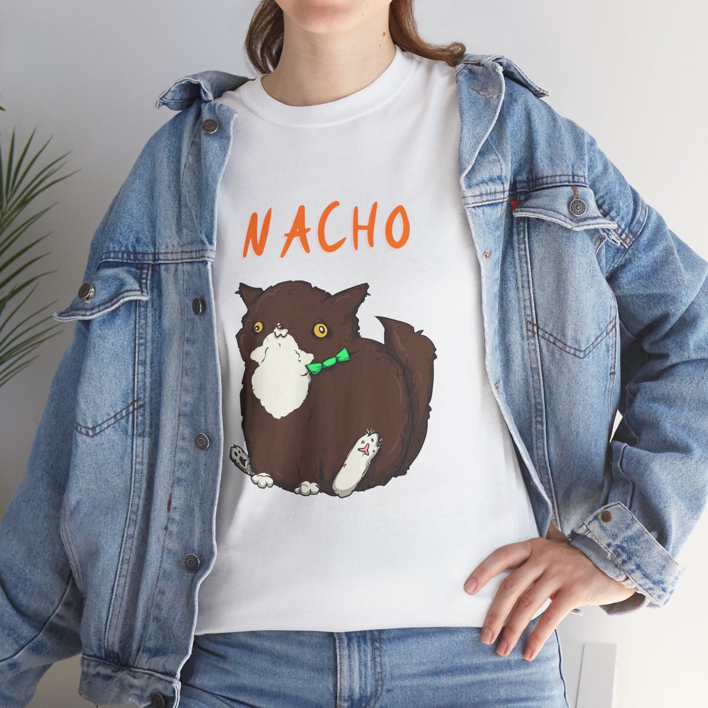 Nacho The Cat Unisex Heavy Cotton Tee