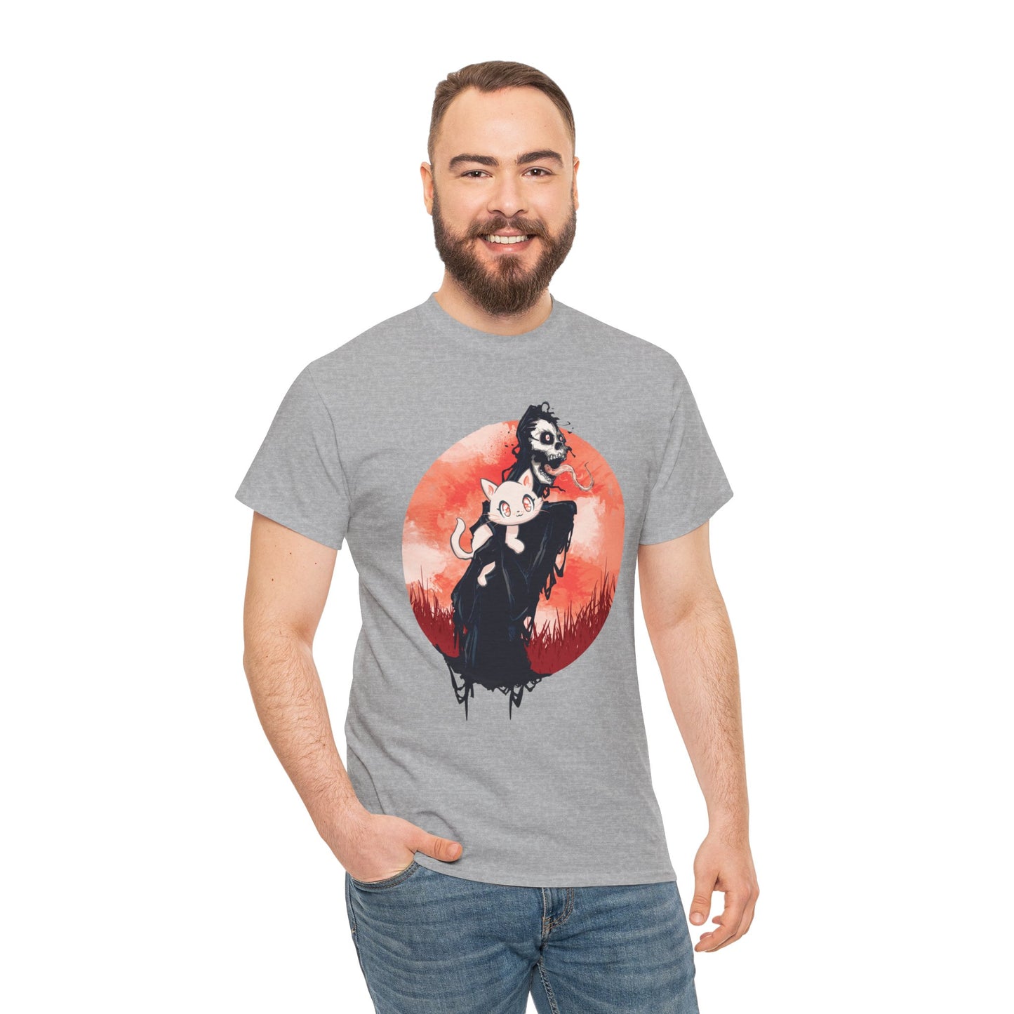 Cat Person Unisex Heavy Cotton Tee