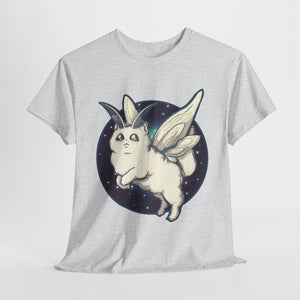 Moth Kitty Unisex Heavy Cotton Tee