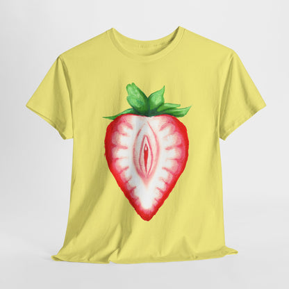Juicy Strawberry Unisex Heavy Cotton Tee