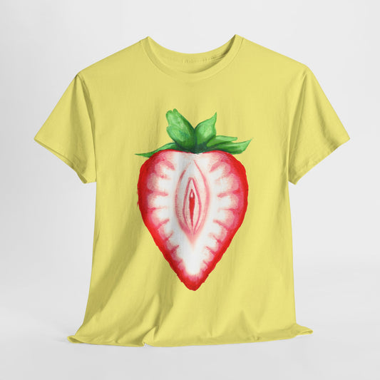 Juicy Strawberry Unisex Heavy Cotton Tee