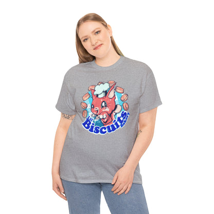 Lil Biscuits Cat Bakery Unisex Heavy Cotton Tee