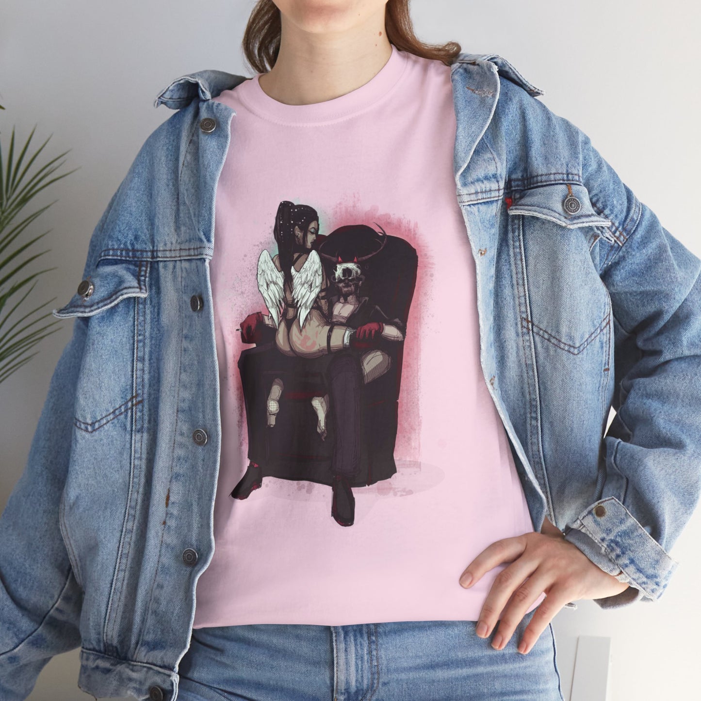 Deer Daddy Series 9: Angels & Demons Unisex Heavy Cotton Tee