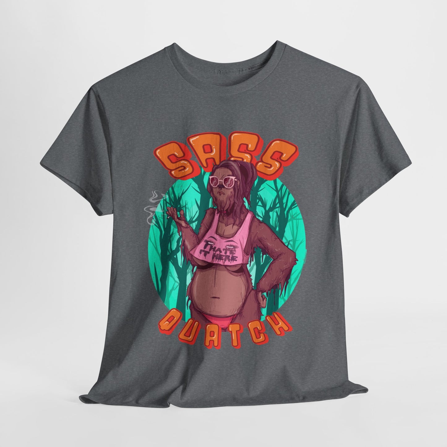 Sass Quatch Unisex Heavy Cotton Tee