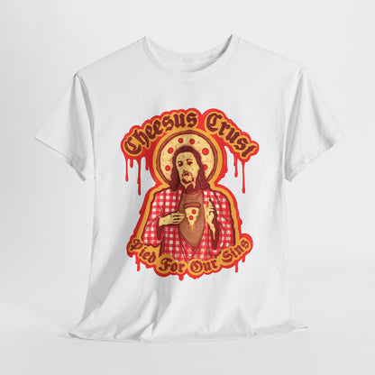 Cheesus Crust Unisex Heavy Cotton Tee