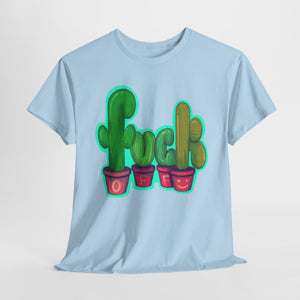 Rude Succulents Unisex Heavy Cotton Tee