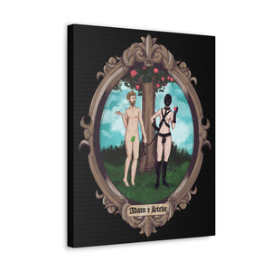 Adam & Steve Canvas Gallery Wrapped Art Print