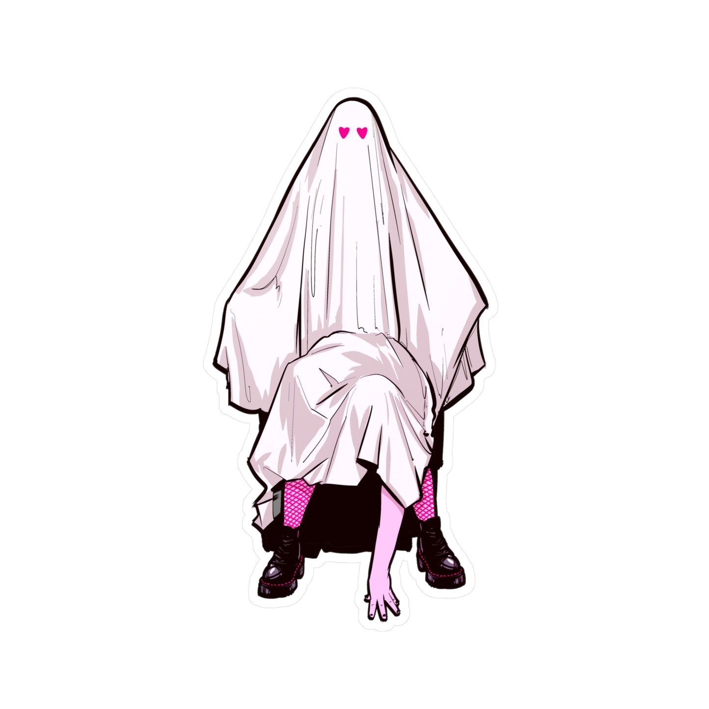 Two-Headed Ghost Kiss-Cut Vinyl Decal