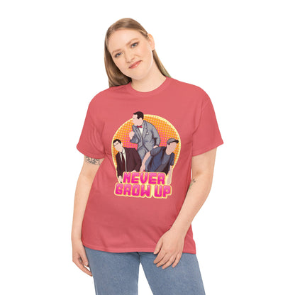 Never Grow Up Unisex Heavy Cotton Tee
