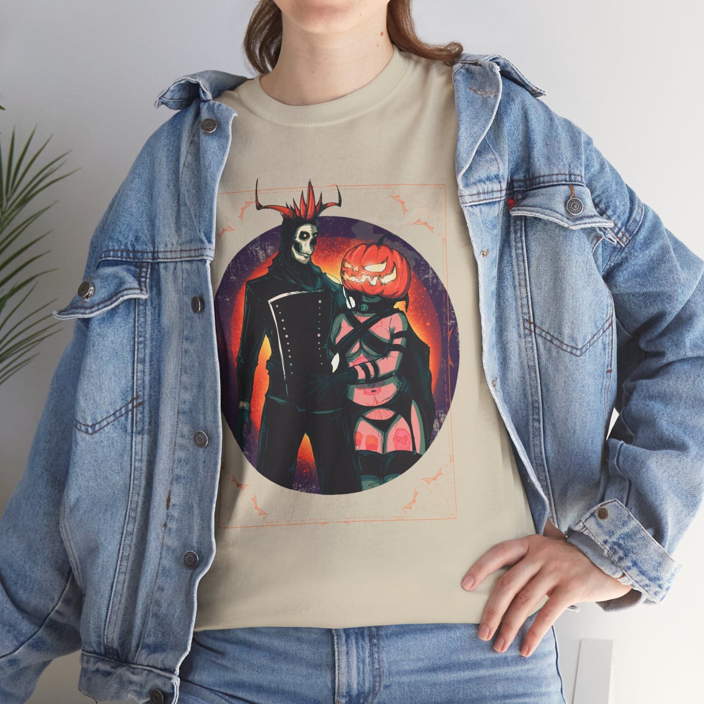 Pumpkin King & Queen Unisex Heavy Cotton Tee