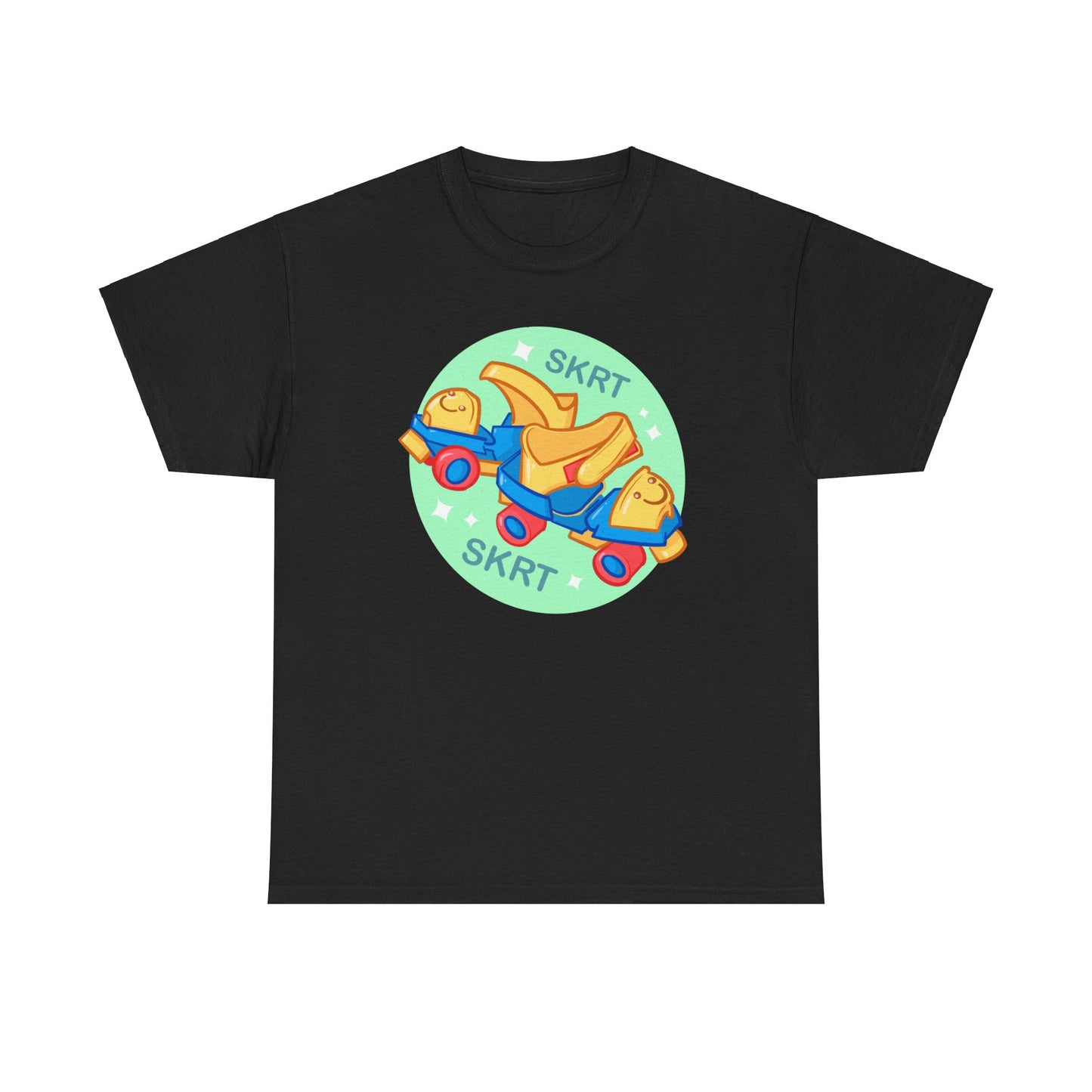Roller Skates Unisex Heavy Cotton Tee