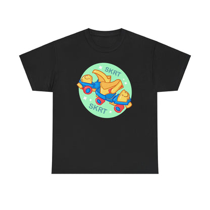 Roller Skates Unisex Heavy Cotton Tee