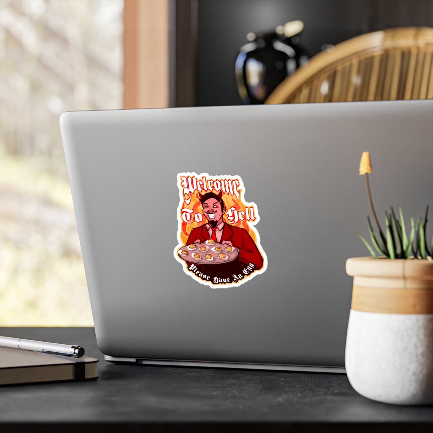 Deviled Eggs Kiss-Cut Vinyl Decal