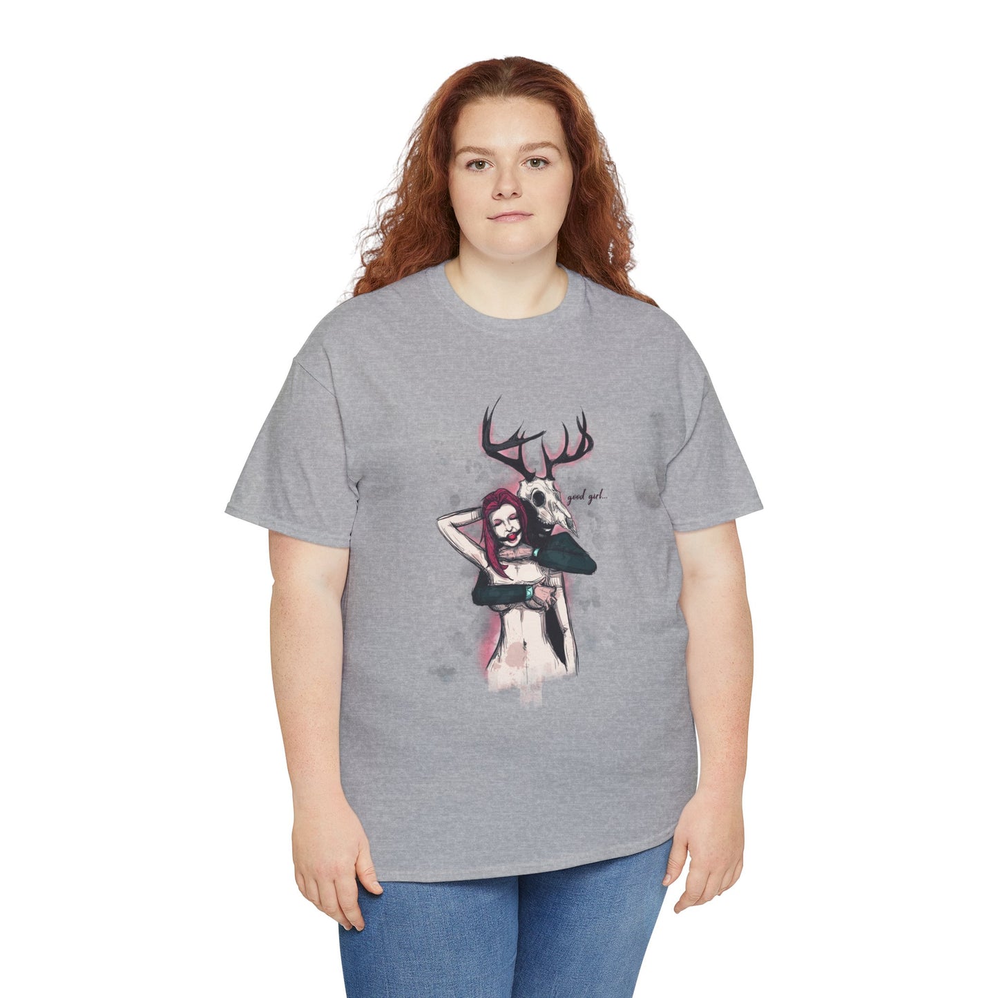 Deer Daddy Series 3: Good Girl Unisex Heavy Cotton Tee