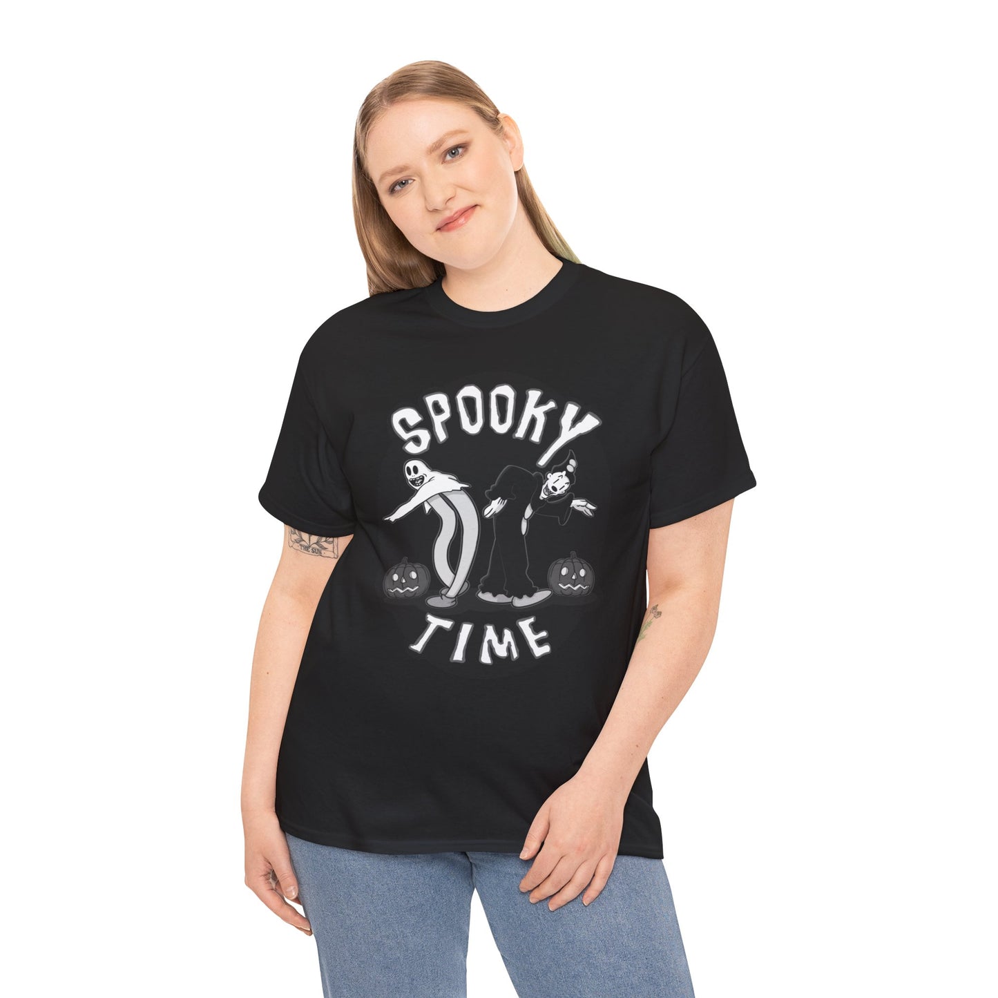 Spooky Time Unisex Heavy Cotton Tee
