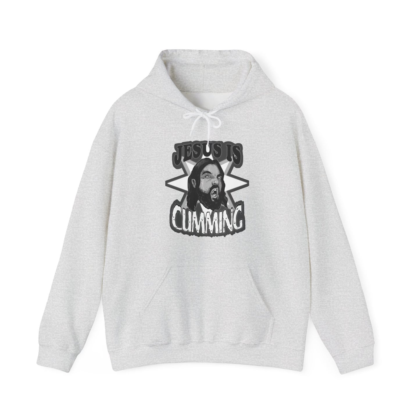 Jesus Is Cumming Unisex Heavy Blend Hooded Sweatshirt
