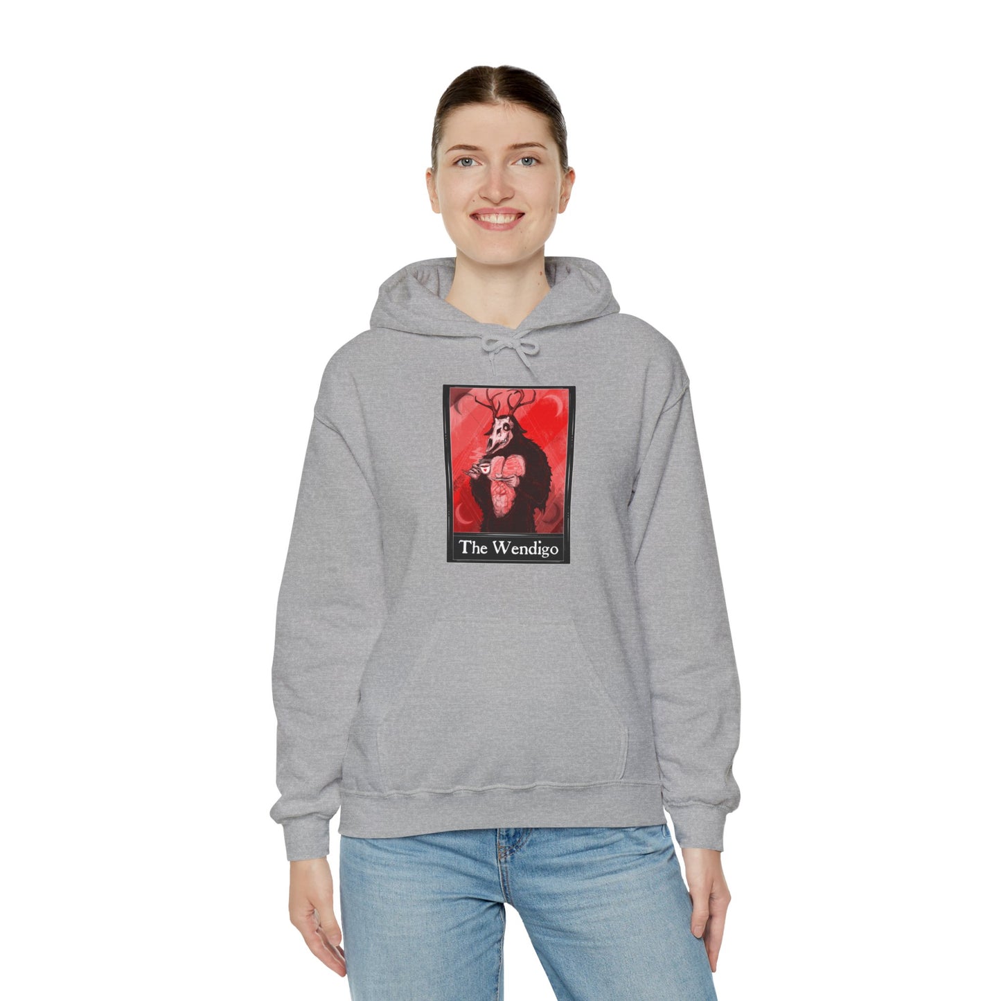 Wendigo Tarot Unisex Heavy Blend Hooded Sweatshirt