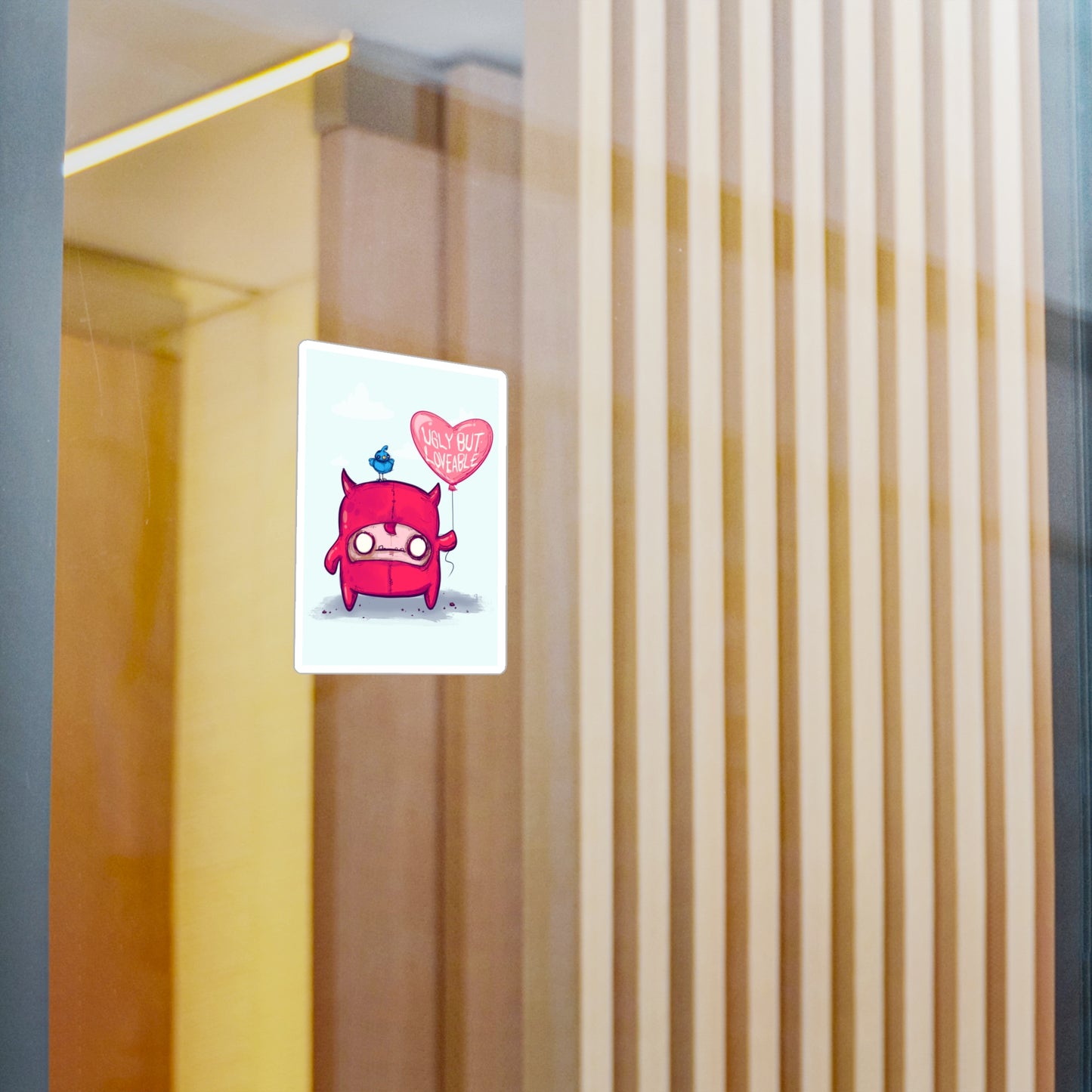 Ugly Boy Kiss-Cut Vinyl Decal