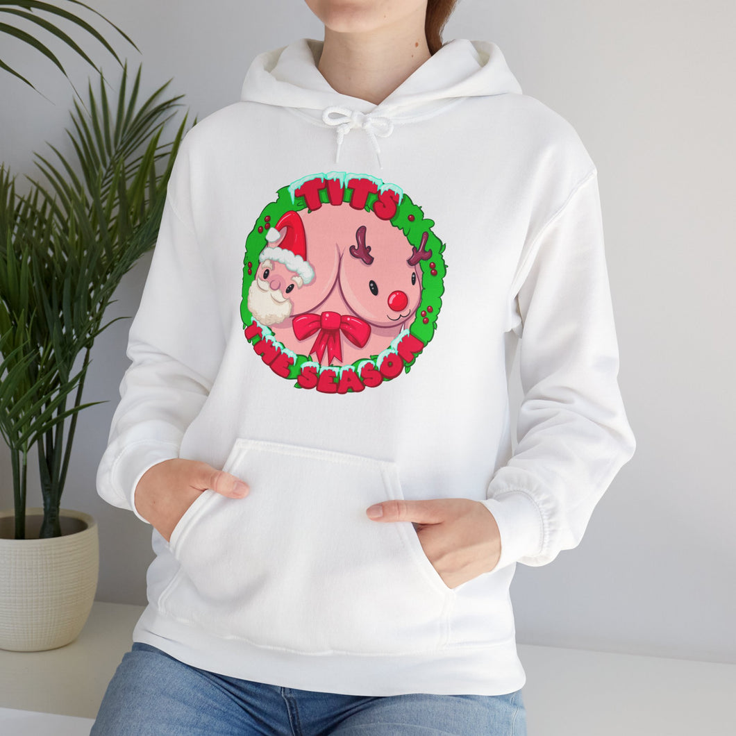 Tits The Season Unisex Heavy Blend Hooded Sweatshirt