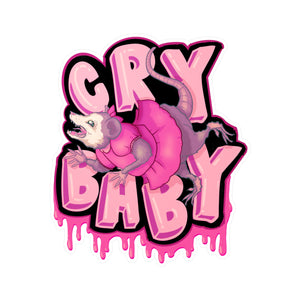 Cry Baby Kiss-Cut Vinyl Decal