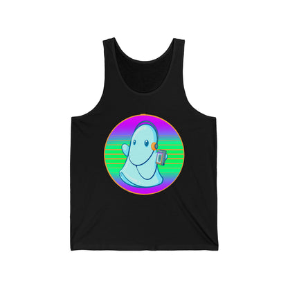 80s Ghost Unisex Jersey Tank