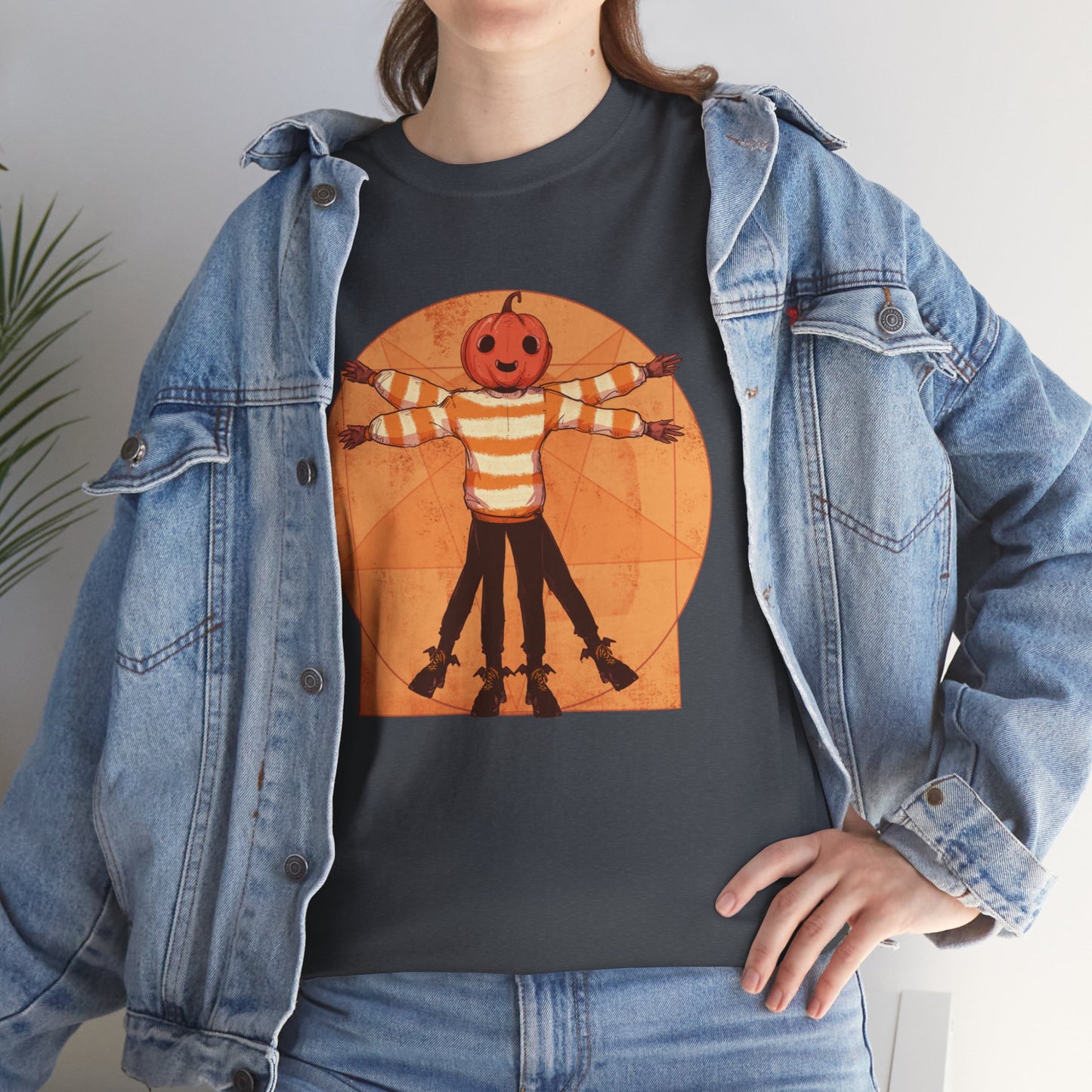 Vitruvian Halloween Unisex Heavy Cotton Tee