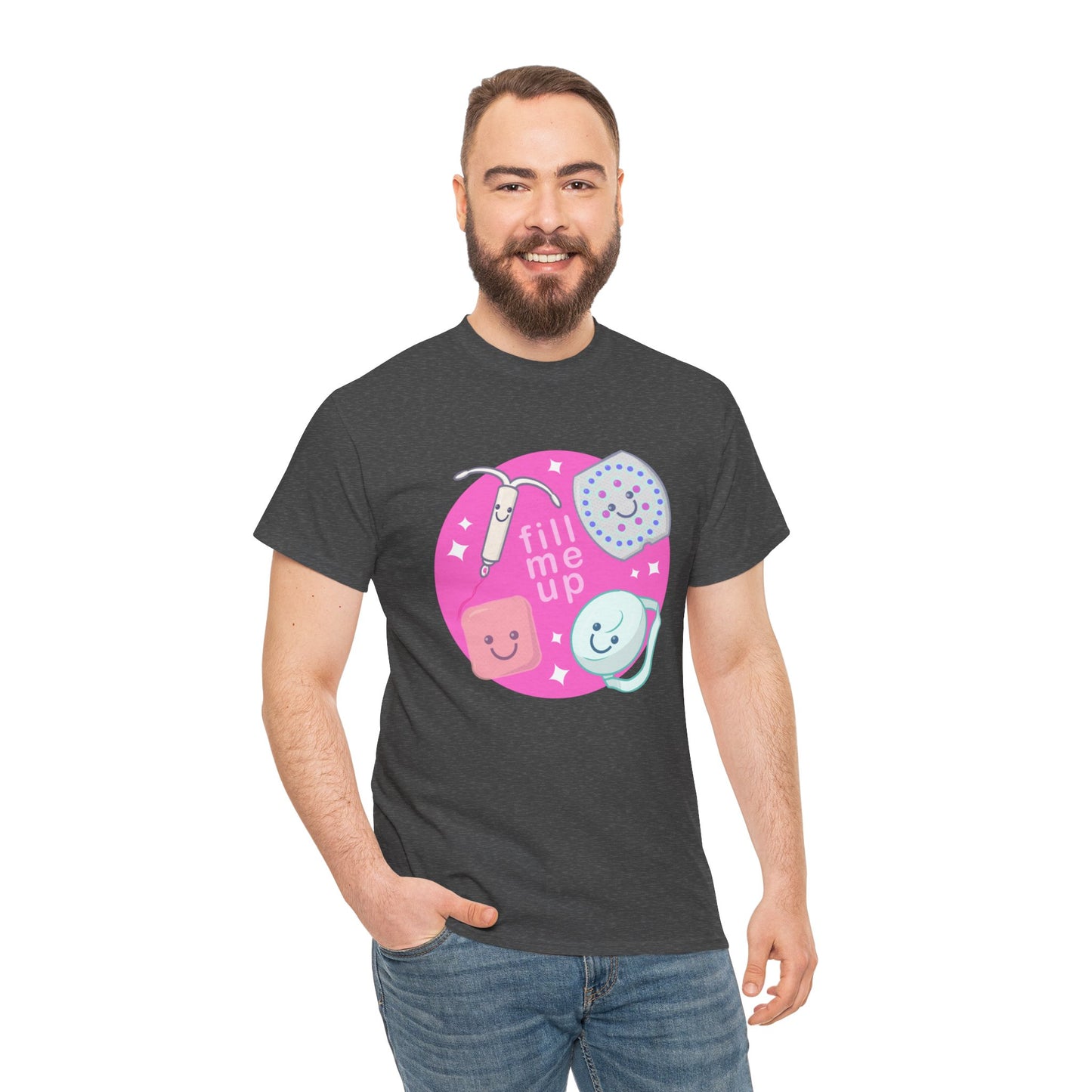 Fill Me Up Unisex Heavy Cotton Tee