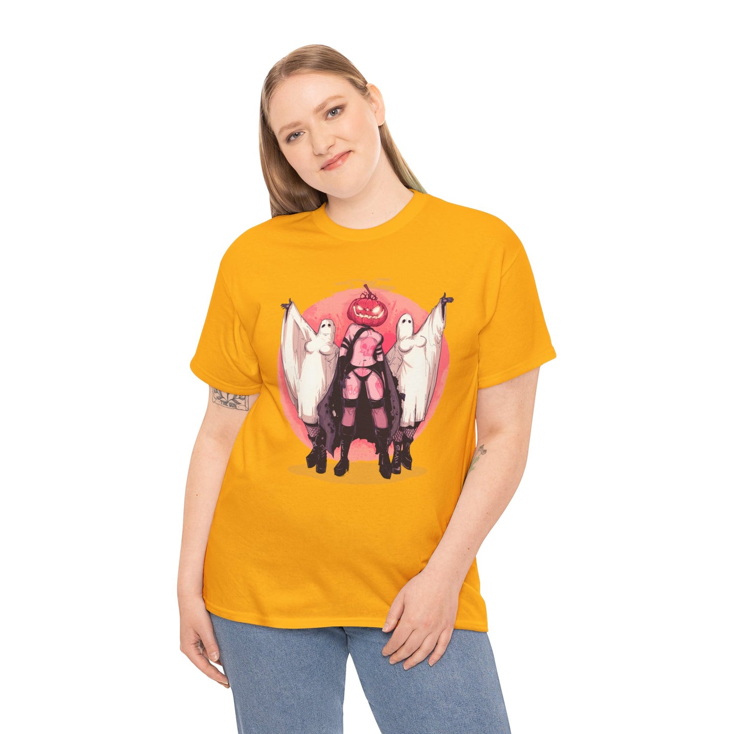 The Pumpkin Queen Returns Unisex Heavy Cotton Tee