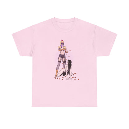 Chicken Nugget Rain Unisex Heavy Cotton Tee